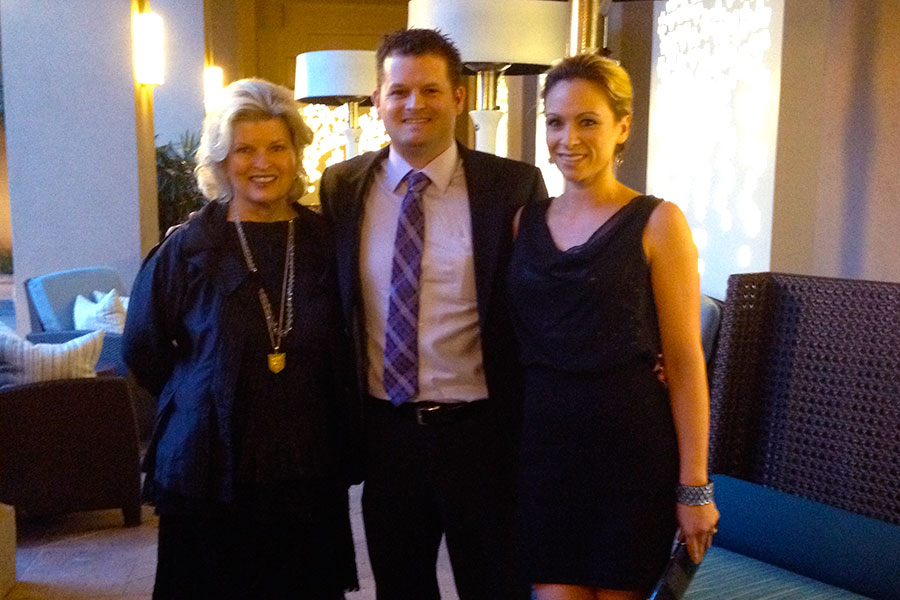 With Isaiah and Dr. Angela Weedn at Promises 25th Anniversary Dinner, Marina del Rey, 2014
