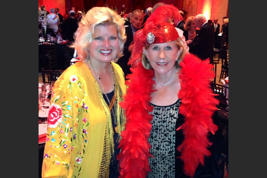 Sonnee and Janet Ray at the Options dinner benefitting victims of domestic violence, Balboa Bay Club and Resort, 2014