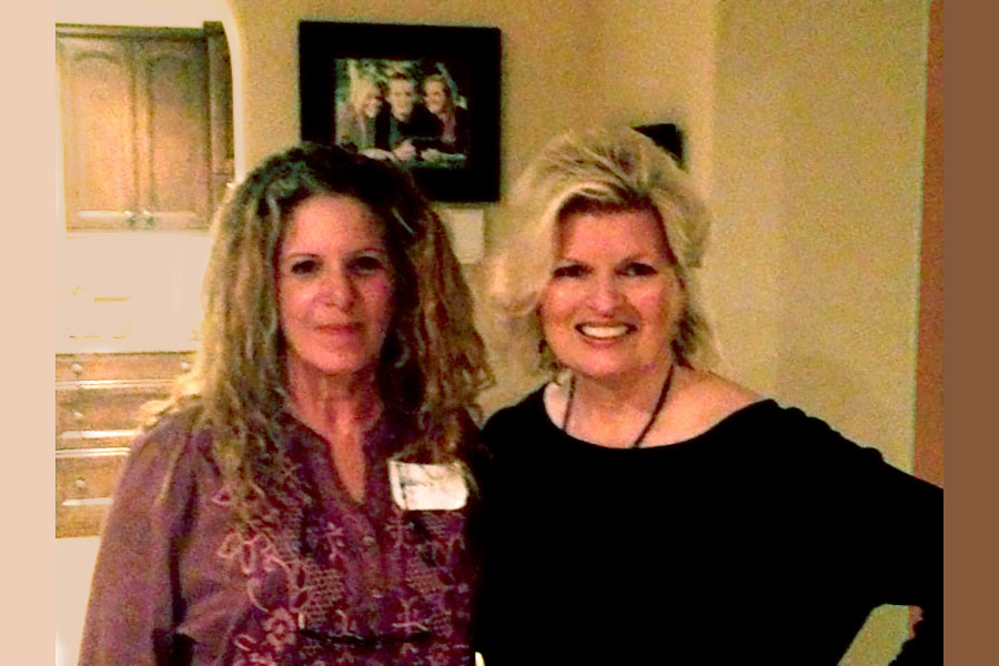Dr. Nancy Sobel and Sonnee at benefit for CED House orphanage, Newport Coast, CA, 2013